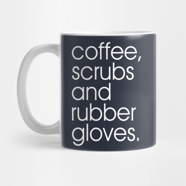 Coffee Scrubs and Rubber Gloves by oyshopping